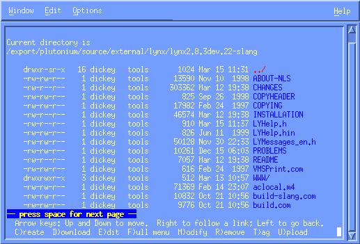 lynx (slang) with default colors