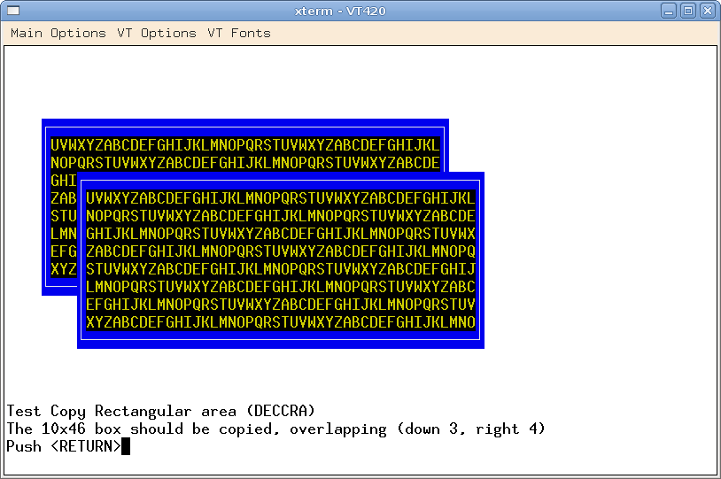 Rectangle example (color)